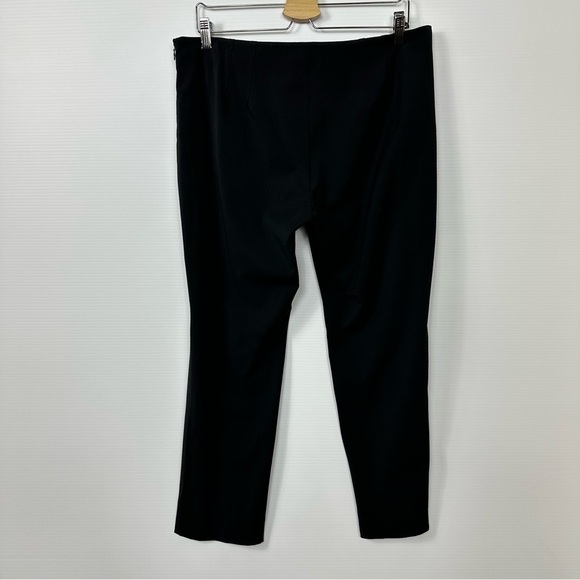 Theory Sz 12 Black Work Pant  Side Zip - Picture 3 of 13